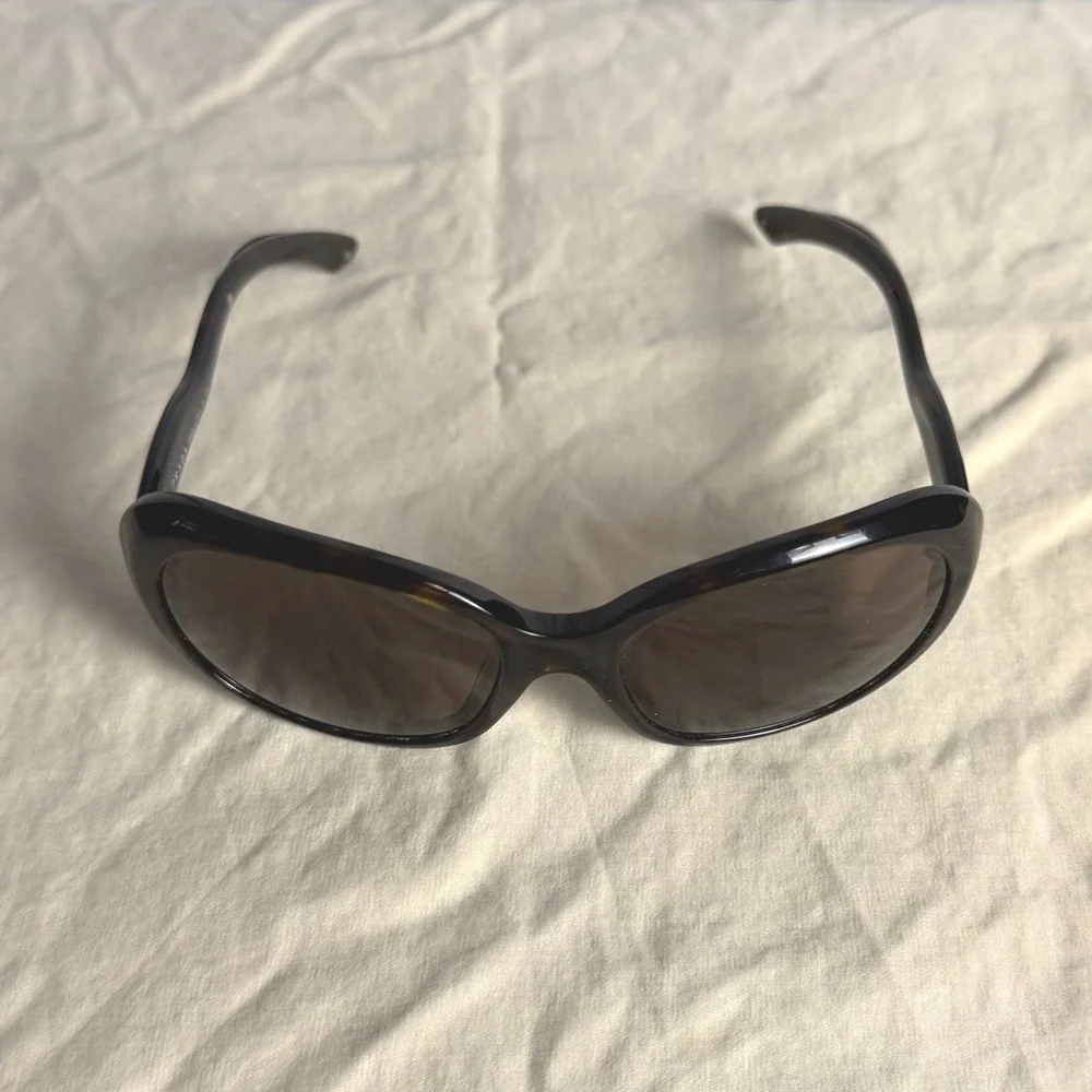 Prada Oversized Dark Brown Tortoiseshell Sunglasses